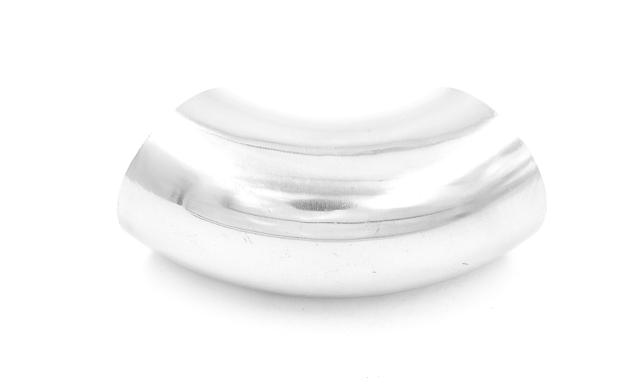 Отвод поручня под сварку Ø38.1х1.45 мм, 400 Grit, (AISI 304) k095 4