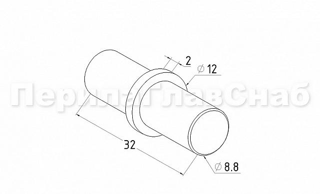 Соединитель трубы Ø12х1.5 мм, внутренний, AISI 304 k081 2