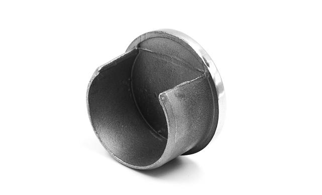 Заглушка для поручня с пазом Ø42.4 мм, 5х34 мм полированная (AISI 304) k099-3  4