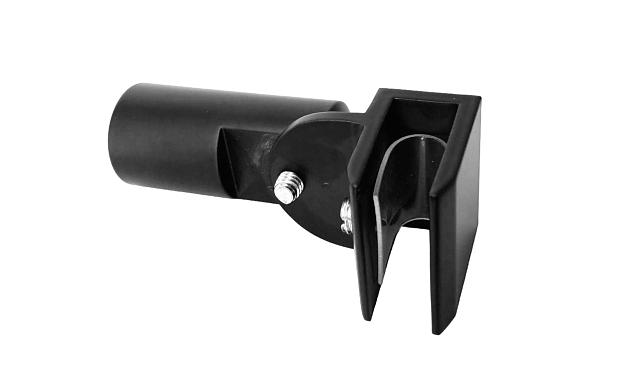 Крепежный элемент глухой шарнирный для трубы 19 мм, черный t911 BL 5