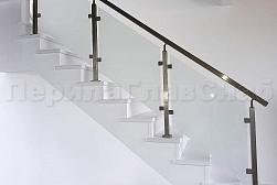 Перила на второй этаж в Ростове-на-Дону. Готовые проекты ПерилаГлавСнаб - фото 1