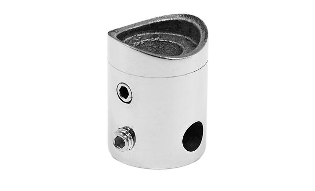 Зажимы для троса Ø5 мм, 22х30 мм, под Ø42.4 мм, полированный, AISI 304, k267-3 6