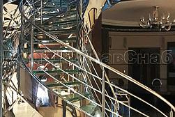 Ограждения для лестниц в Ростове-на-Дону. Готовые проекты ПерилаГлавСнаб - фото 19