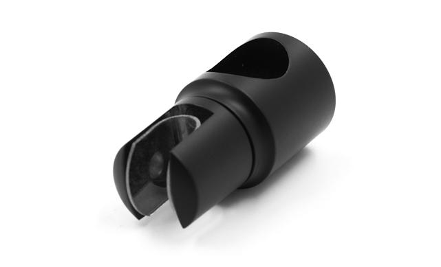  Крепежный элемент глухой для трубы 19 мм цинк, черный t913 BZn  3