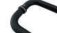 Ручка 220х220 круглая AISI 304 Black t628-220 Bl
