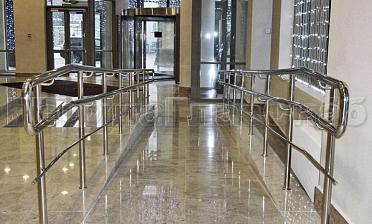 Ограждение пандуса с одним ригелем купить в Ростове-на-Дону